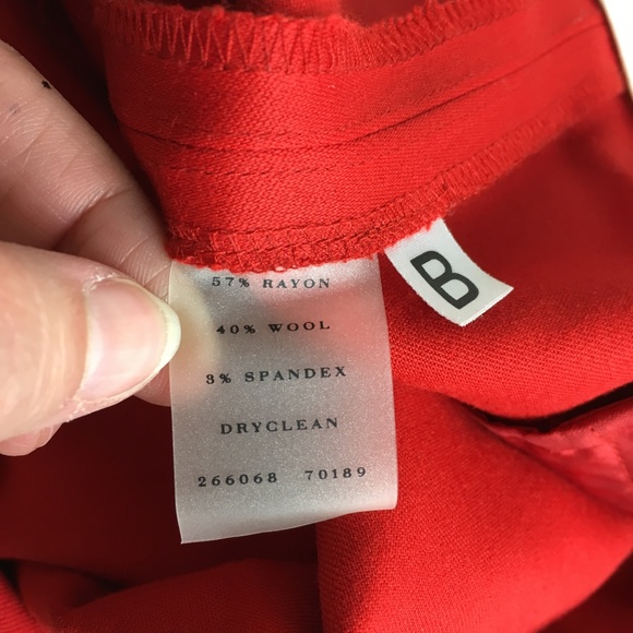 Ann Taylor Red Slacks - Picture 3 of 4